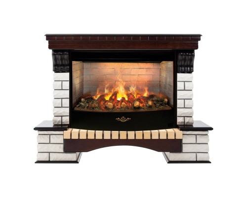 RealFlame Электрокамин Country 33/33W AO античный дуб с очагом 3D Firestar 33