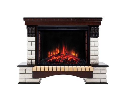 RealFlame Электрокамин Country 33/33W AO античный дуб с очагом Epsilon 33