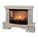 RealFlame Электрокамин Country 33/33W WT с очагом 3D Firestar 33
