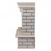 RealFlame Электрокамин Country 33/33W WT с очагом 3D Firestar 33