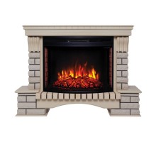 RealFlame Электрокамин Country 33/33W WT с очагом Firespace 33 S IR