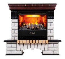 RealFlame Электрокамин Country AO античный дуб с очагом 3D Firestar 25,5