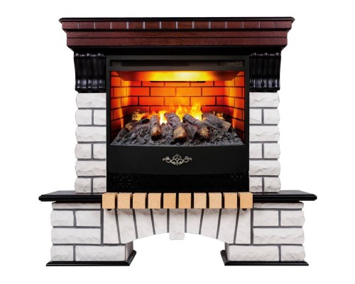 RealFlame Электрокамин Country AO античный дуб с очагом 3D Firestar 25,5