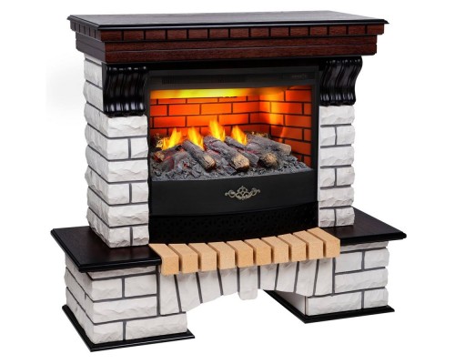 RealFlame Электрокамин Country AO античный дуб с очагом 3D Firestar 25,5