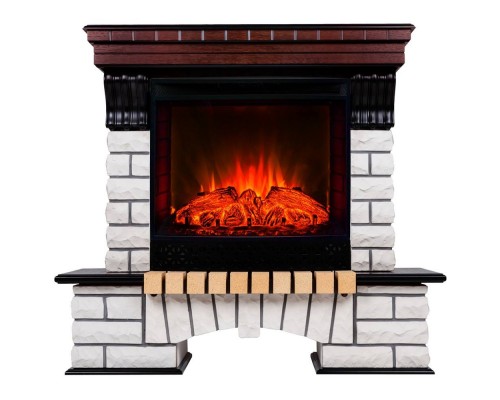 RealFlame Электрокамин Country AO античный дуб с очагом Evrika 25,5 LED