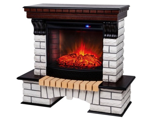 RealFlame Электрокамин Country AO античный дуб с очагом Evrika 25,5 LED