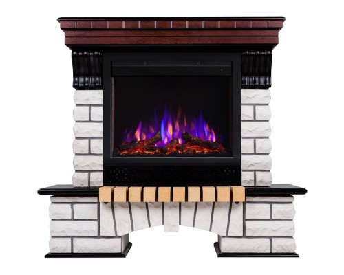 RealFlame Электрокамин Country AO античный дуб с очагом Saphir 25,5