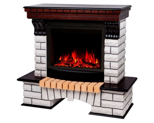 RealFlame Электрокамин Country AO античный дуб с очагом Saphir 25,5