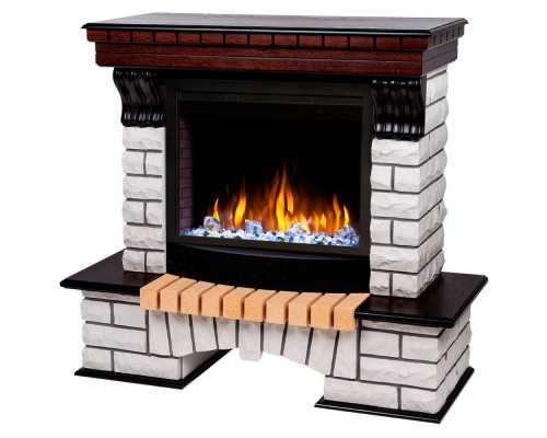 RealFlame Электрокамин Country AO античный дуб с очагом Saphir 25,5