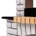 RealFlame Электрокамин Country AO античный дуб с очагом Saphir 25,5