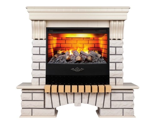 RealFlame Электрокамин Country WT с очагом 3D Firestar 25,5