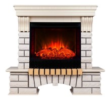 RealFlame Электрокамин Country WT с очагом Evrika 25,5 LED