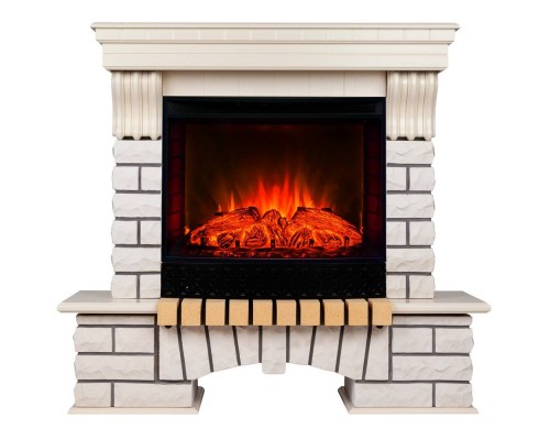 RealFlame Электрокамин Country WT с очагом Evrika 25,5 LED