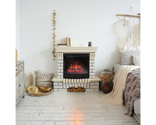 RealFlame Электрокамин Country WT с очагом Evrika 25,5 LED