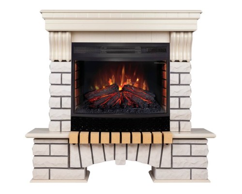 RealFlame Электрокамин Country WT с очагом Firefield 25 S IR