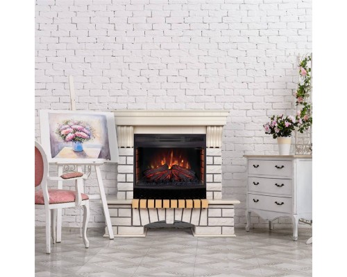 RealFlame Электрокамин Country WT с очагом Firefield 25 S IR