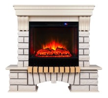 RealFlame Электрокамин Country WT с очагом Sparta 25,5 LED