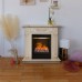 RealFlame Электрокамин Dacota WT белый дуб с очагом 3D Olympic