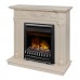 RealFlame Электрокамин Dacota WT белый дуб с очагом 3D Oregan