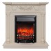 RealFlame Электрокамин Dacota WT белый дуб с очагом Fobos Lux Black