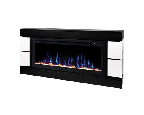 RealFlame Электрокамин Denver 42/BV BLM черный с очагом Saphir 42