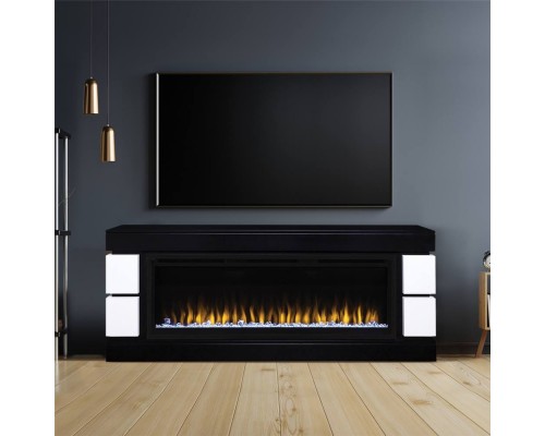 RealFlame Электрокамин Denver 50 BLM черный с очагом Saphir 50