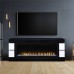 RealFlame Электрокамин Denver 50 BLM черный с очагом Saphir 50