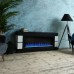RealFlame Электрокамин Denver 50 BLM черный с очагом Saphir 50