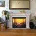 RealFlame Электрокамин Diva 33 WT белый дуб с золотой патиной с очагом 3D Firestar 33