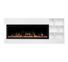 RealFlame Электрокамин Dixon 50 WT белый с очагом Saphir 50