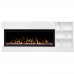 RealFlame Электрокамин Dixon 50 WT белый с очагом Saphir 50
