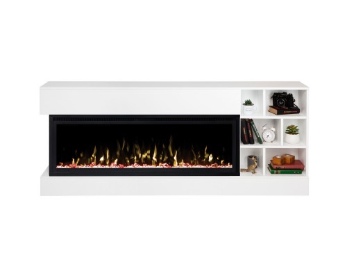 RealFlame Электрокамин Dixon 50 WT белый с очагом Saphir 50