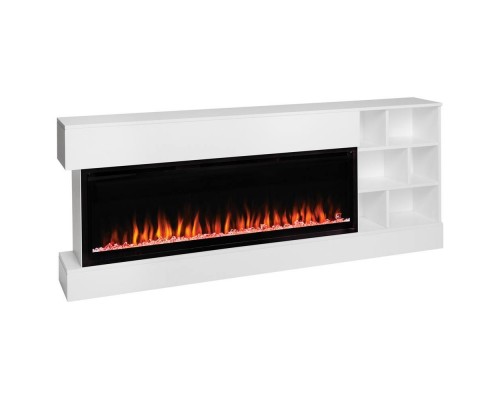 RealFlame Электрокамин Dixon 50 WT белый с очагом Saphir 50