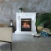 RealFlame Электрокамин Dominica DN белый матовый с очагом 3D Olympic