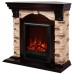 RealFlame Электрокамин Dublin Corner Rock AO античный дуб с очагом Eugene