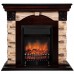 RealFlame Электрокамин Dublin Corner Rock AO античный дуб с очагом Fobos Lux Black RC