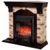 RealFlame Электрокамин Dublin Corner Rock AO античный дуб с очагом Fobos Lux Black RC