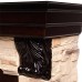 RealFlame Электрокамин Dublin Corner Rock AO античный дуб с очагом Fobos Lux Black