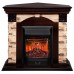 RealFlame Электрокамин Dublin Corner Rock AO античный дуб с очагом Majestic Lux Black