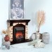 RealFlame Электрокамин Dublin Corner Rock AO античный дуб с очагом Majestic Lux Black