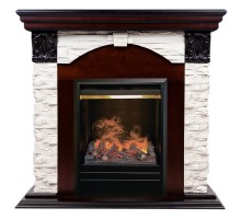 RealFlame Электрокамин Dublin Lux AO античный дуб с очагом 3D Olympic