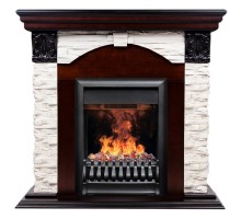 RealFlame Электрокамин Dublin Lux AO античный дуб с очагом 3D Oregan