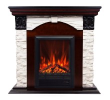 RealFlame Электрокамин Dublin Lux AO античный дуб с очагом Eugene