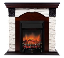 RealFlame Электрокамин Dublin Lux AO античный дуб с очагом Fobos Lux Black RC