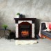 RealFlame Электрокамин Dublin Lux AO античный дуб с очагом Fobos Lux Black RC