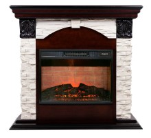 RealFlame Электрокамин Dublin Lux AO античный дуб с очагом Irvine 24
