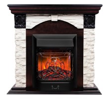 RealFlame Электрокамин Dublin Lux AO античный дуб с очагом Majestic Lux Black