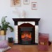RealFlame Электрокамин Dublin Lux AO античный дуб с очагом Majestic Lux Black RC