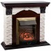 RealFlame Электрокамин Dublin Lux AO античный дуб с очагом Majestic Lux Brass