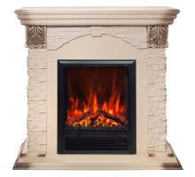 RealFlame Электрокамин Dublin Lux WT с очагом Eugene